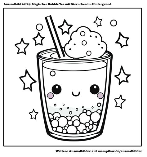 ausmalbilder buble tea|Malvorlage Bubble Tea – Getränke